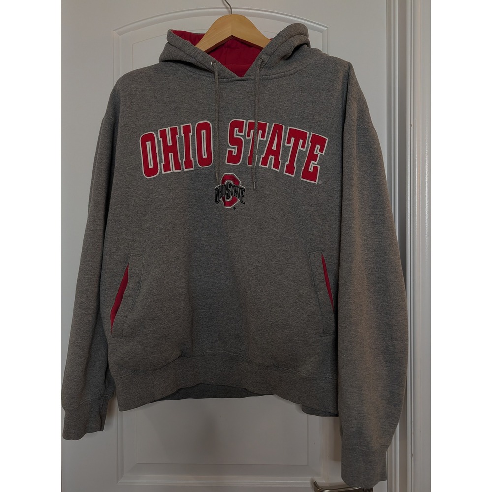 Ohio State Buckeyes Hoodie Mens XL Gray Team Edition Champs Sports Sweatshirt